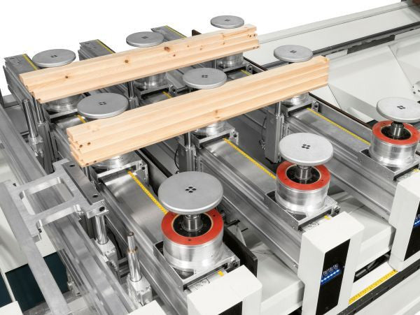 SCM Accord  50 FX Pod and Rail CNC Machining Center - PRISMA Machining Heads withMATIC bars worktable with direct transmission system and independent drive units