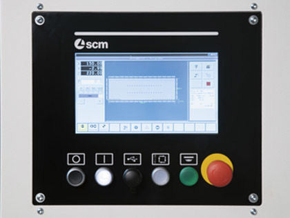 SCM Startrek CN-V - CNC Controlled - Vertical Drilling and Grooving - 32mm Machining Center - 10 Inch Touch Screen Control