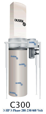 Dustek 300 3HP - 3-Phase Dust Collection System