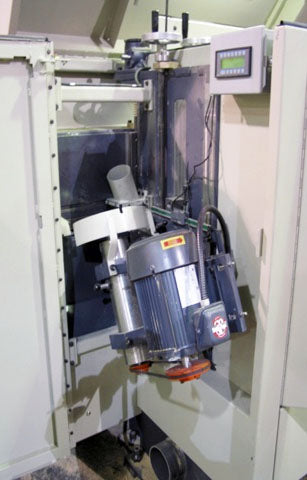 Doucet-GPS-End-Matcher Spindle on Pivoting Base