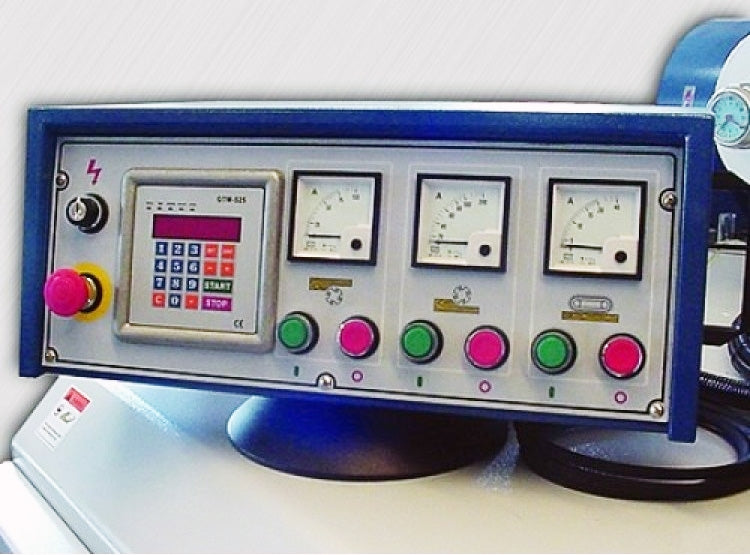 Swivel Control Panel with Digital Thickness Control and Ammeters - Cantek GT635ARD 