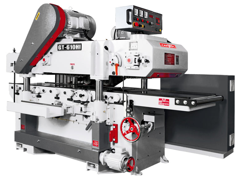 24 inch - High Speed - Heavy Duty Double Surface Planer with Cardo Shaft Drive - Cantek GT610HI