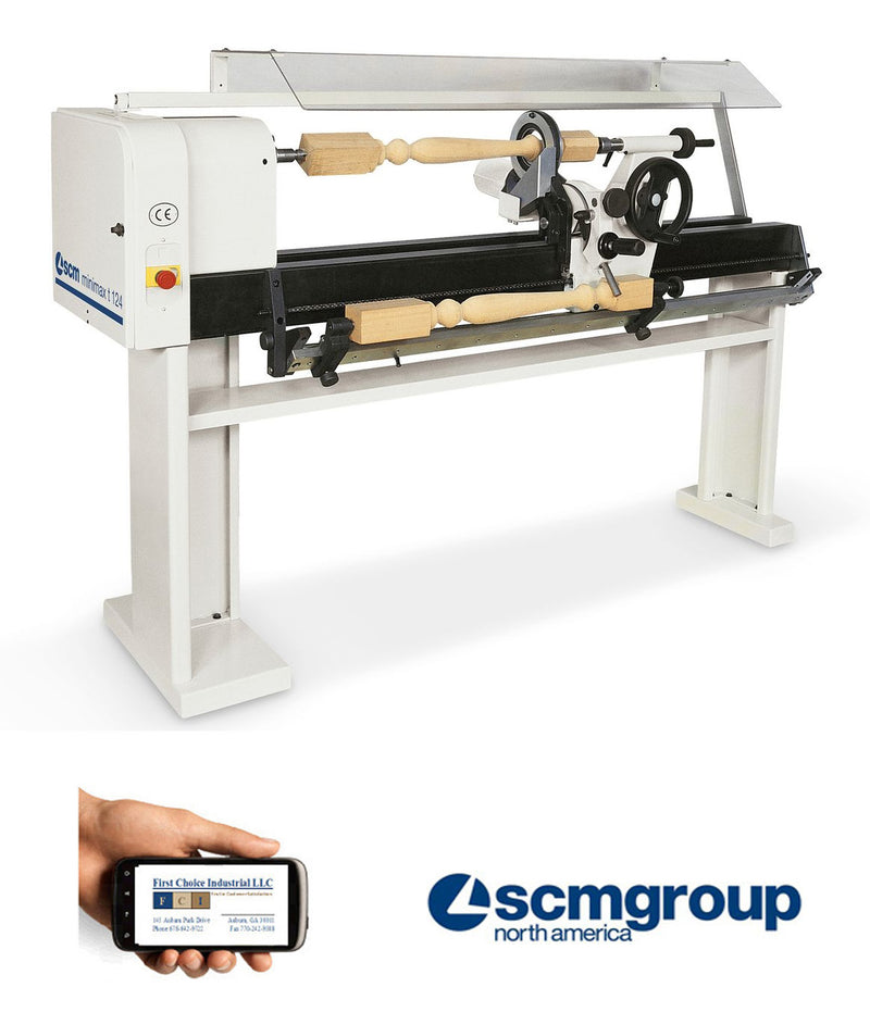 Wood Turning Copy Lathe - SCM MiniMax T124 - First Choice Industrial