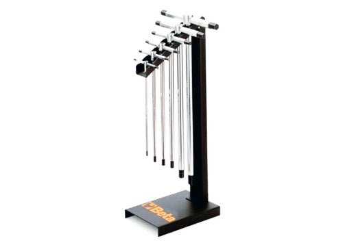 Beta Tools - 6 -Piece T-Handle Wrenches with Three Hexagon Male Ends and Display Stand