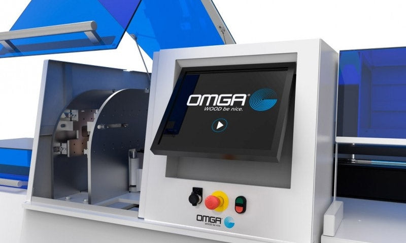 Omga Automatic Push Feed Saw - Model OPTIMA 240 - 19 Inch Touch Screen