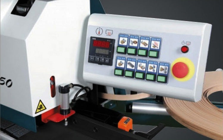 Cantek Automatic Edgebander with Pre-Milling - Model MX350M - Operating Panel with LED Keypad